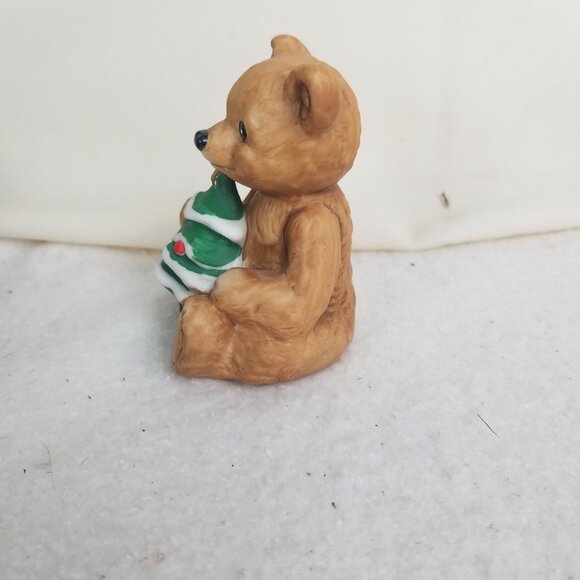 Teddy‎ Bear Christmas Figure Taiwan #5505 1980s HOMCO porcelain - Picture 4 of 6
